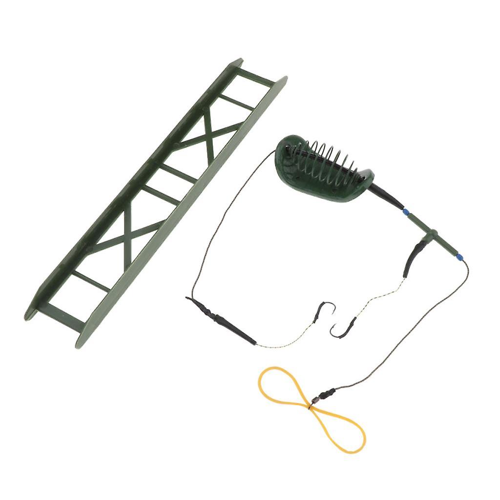 Fishing Baits Hook Lure Trap Hooks with Spring Feeder Coarse Fishing Tackle