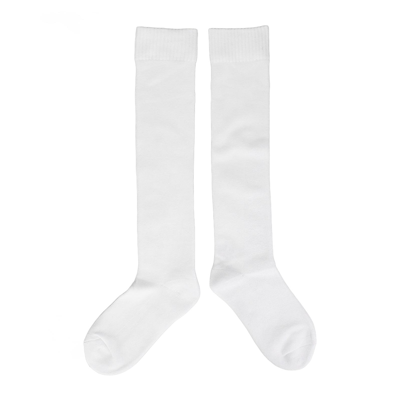 Chaussettes d'escrime unisexes en coton épais pour épée, sabre et fleuret, blanches, taille L
