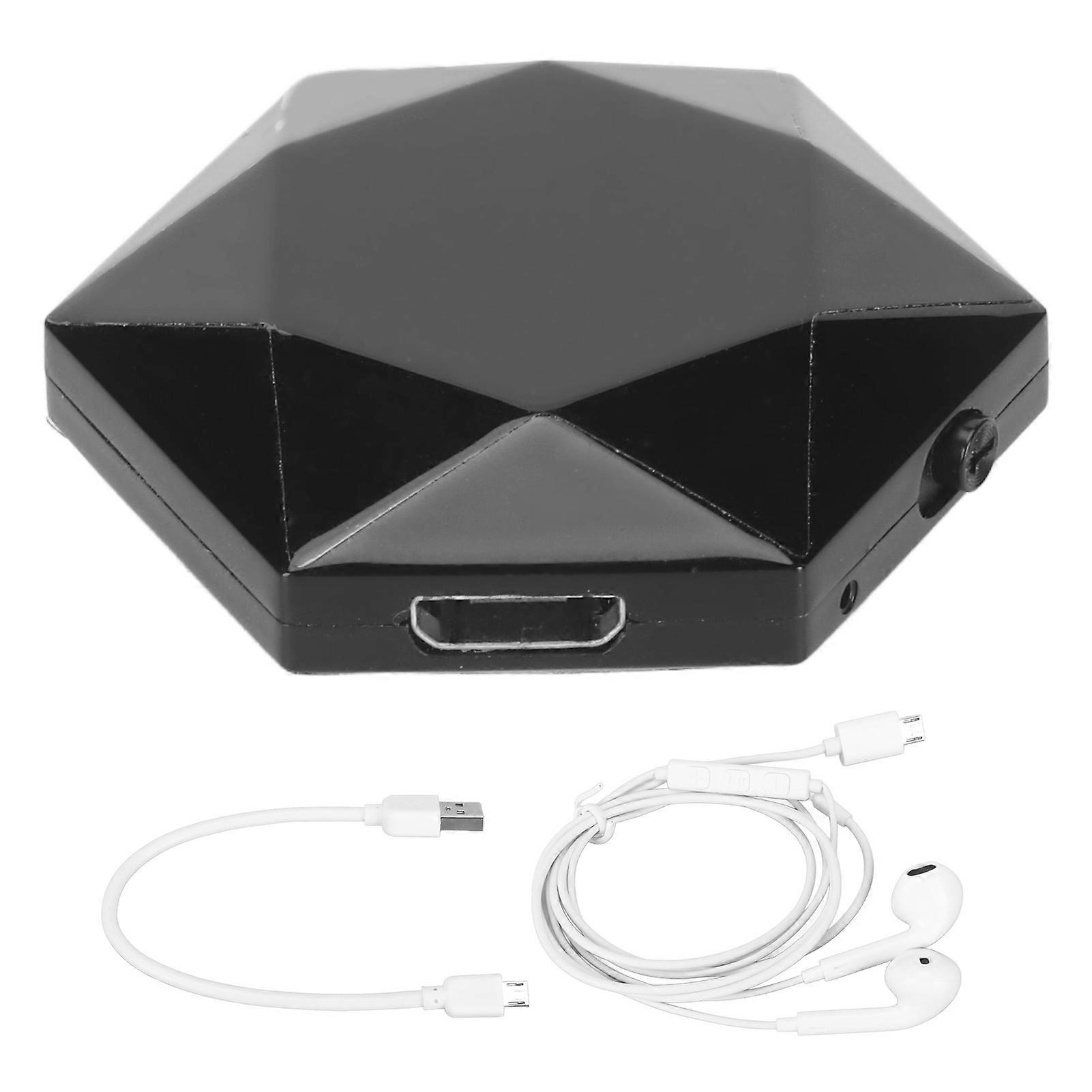 16GB Mini Voice Activated Recorder Pendant with HD Noise Cancelling and MP3 Playback