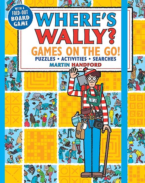 Wheres Wally Games On The Go Puzzles Activities Searches by Martin Handford Paperback Book