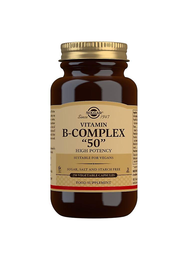 Solgar Vitamin B-Complex ''50'' High Potency - 250 Vegicaps