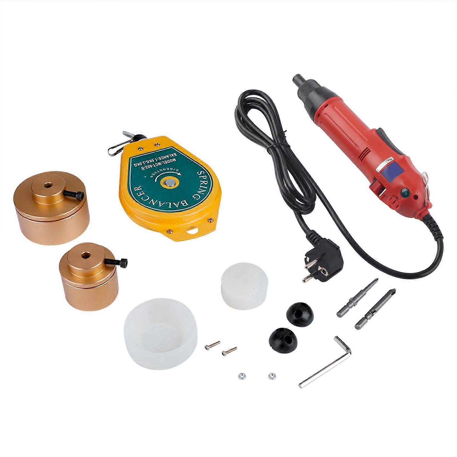Electric Handheld Bottle Capper Machine for Sealing Caps 1-50mm, Portable Bottle Capping Sealer for Home and Industrial Use