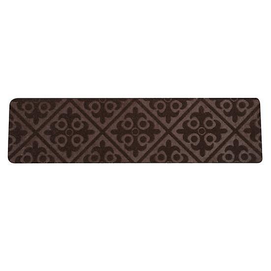 Great Stair Rug Self-adhesive Non-slip Silent Classic Embossing Stair Mat Home Supplies