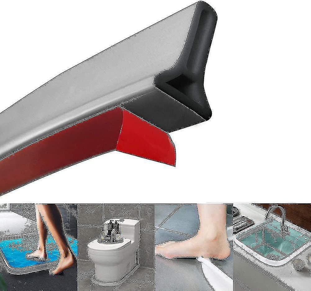 Collapsible Shower Barrier And Retention System For Water Dam And Keeps Water