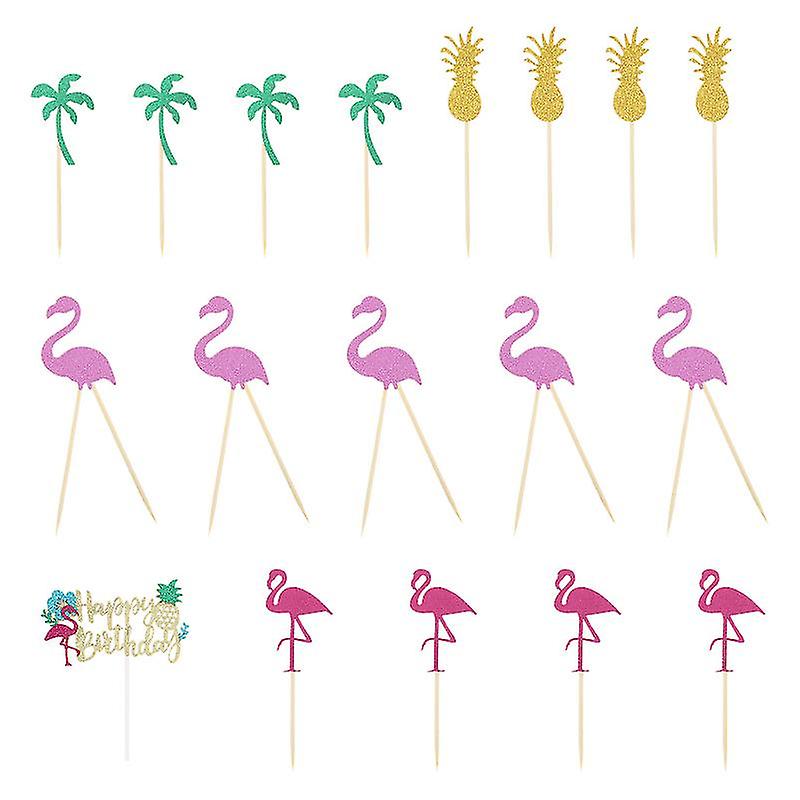 25pcs Hawaii Theme Cake Pick