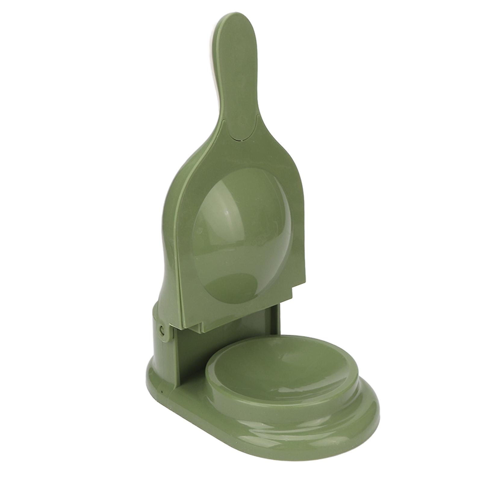 2 In 1 Portable Manual Dumpling Maker Kitchen Dumpling Making Tool Dough Pressing Tool Kitchen Accessories Green 