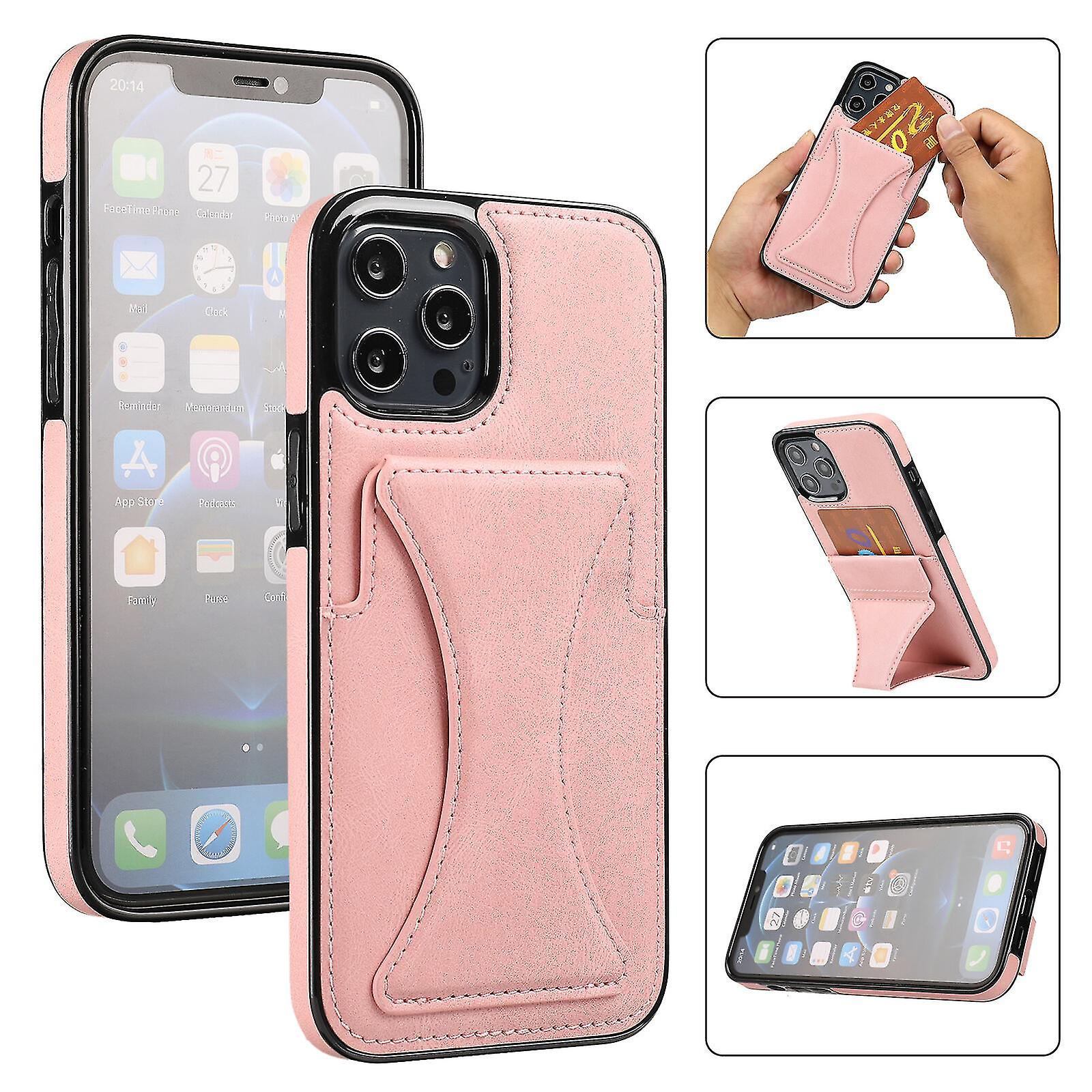  Iphone 14 Pro Max Case With Loop Card Holder Pu Leather