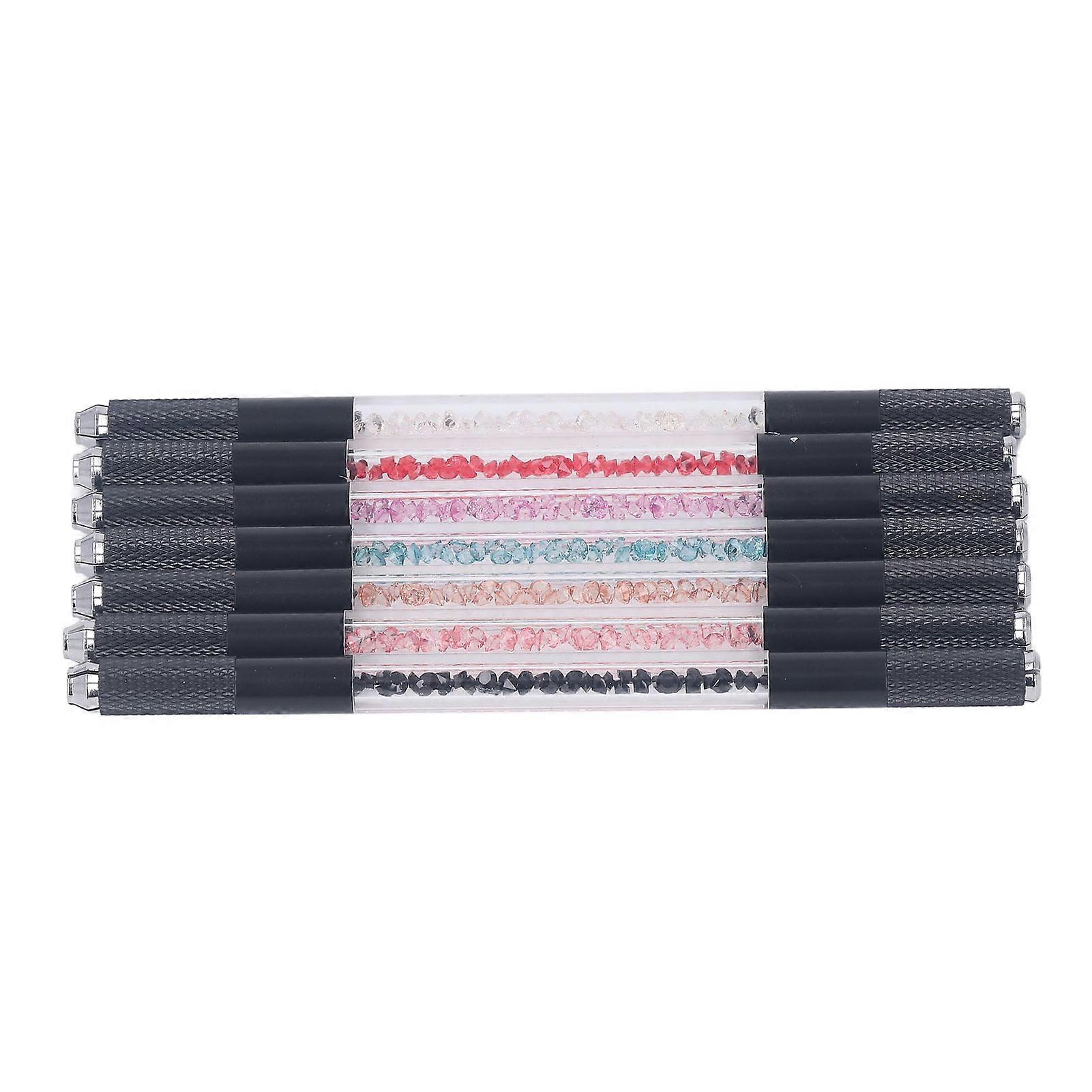 7pcs Double Head Microblading Pens 132mm Eyebrow Tattoo Set