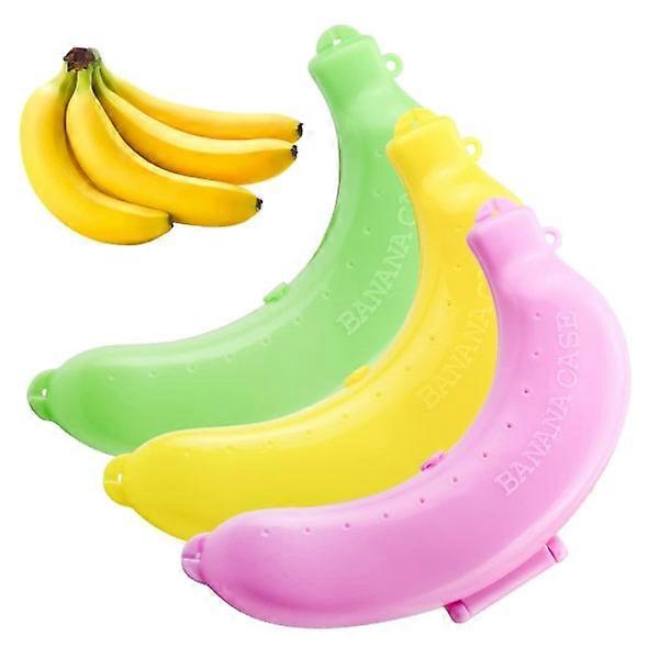 Case, 3-pack reusable banana holder Case