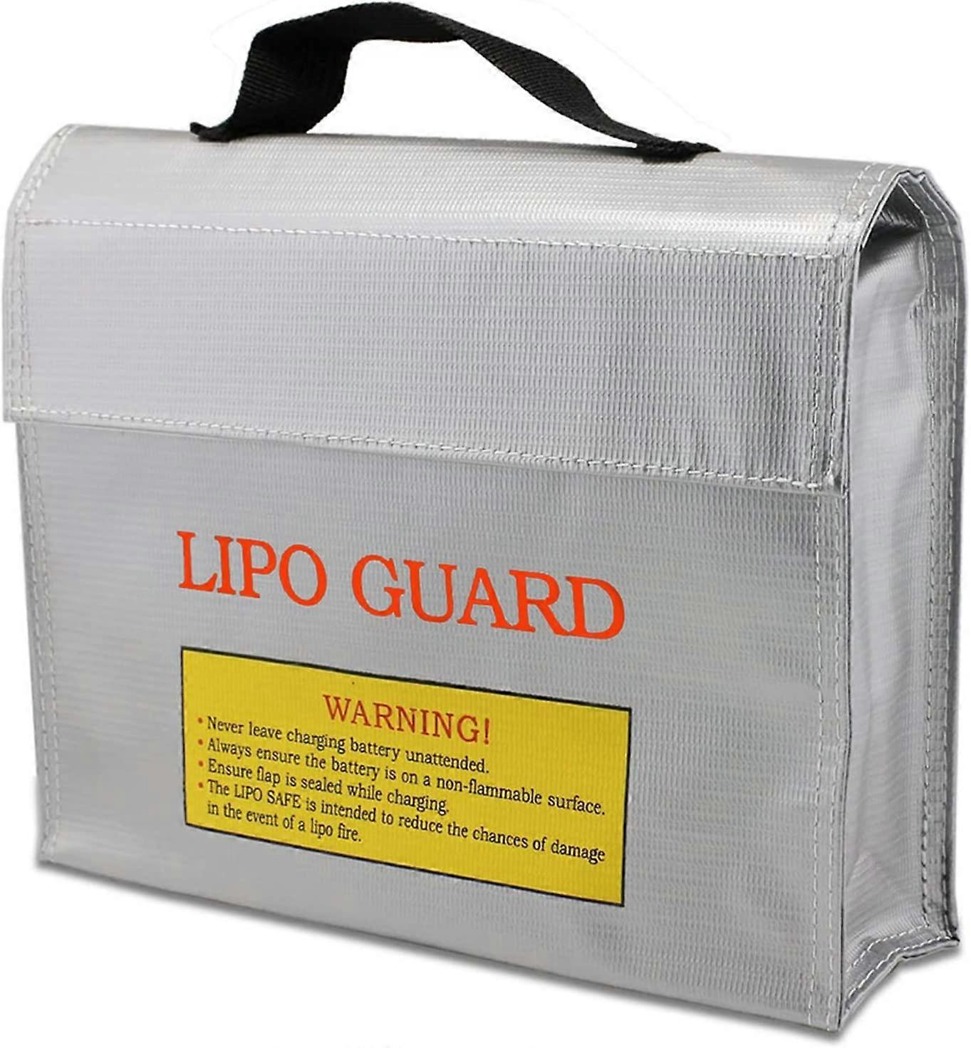 Sac de sécurité pour batterie Lipo, étui de protection Lipo, sacs de chargement de batterie, sac de rangement ignifuge, pour une charge sûre, pour transporter une batterie au lithium