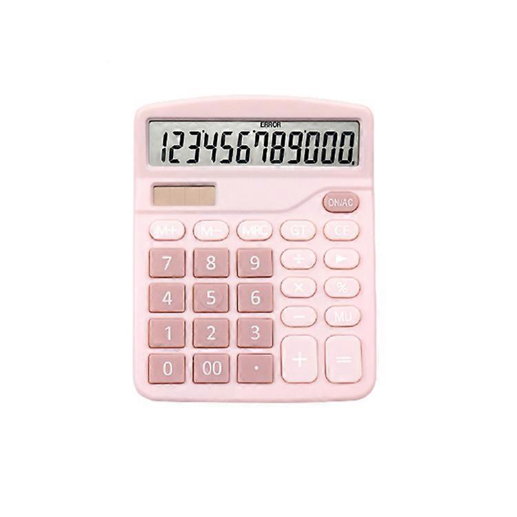 Office Desk Calculator 12 Digits (Pink)