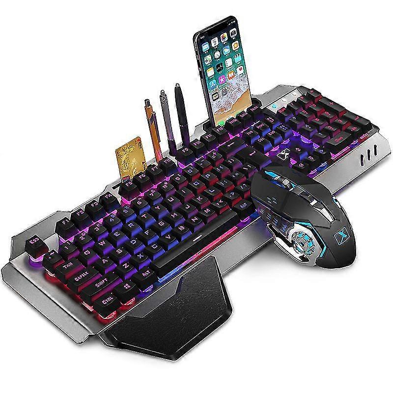 Rechargeable Wireless Keyboard And Mouse Set Cool Backlight