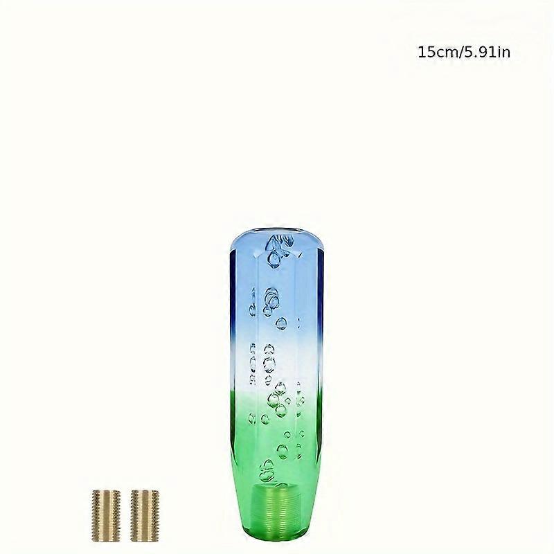 クリスタルアクリルギアシフトノブJDMユニバーサルマニュアルカートラックロングシフターノブバブル透明