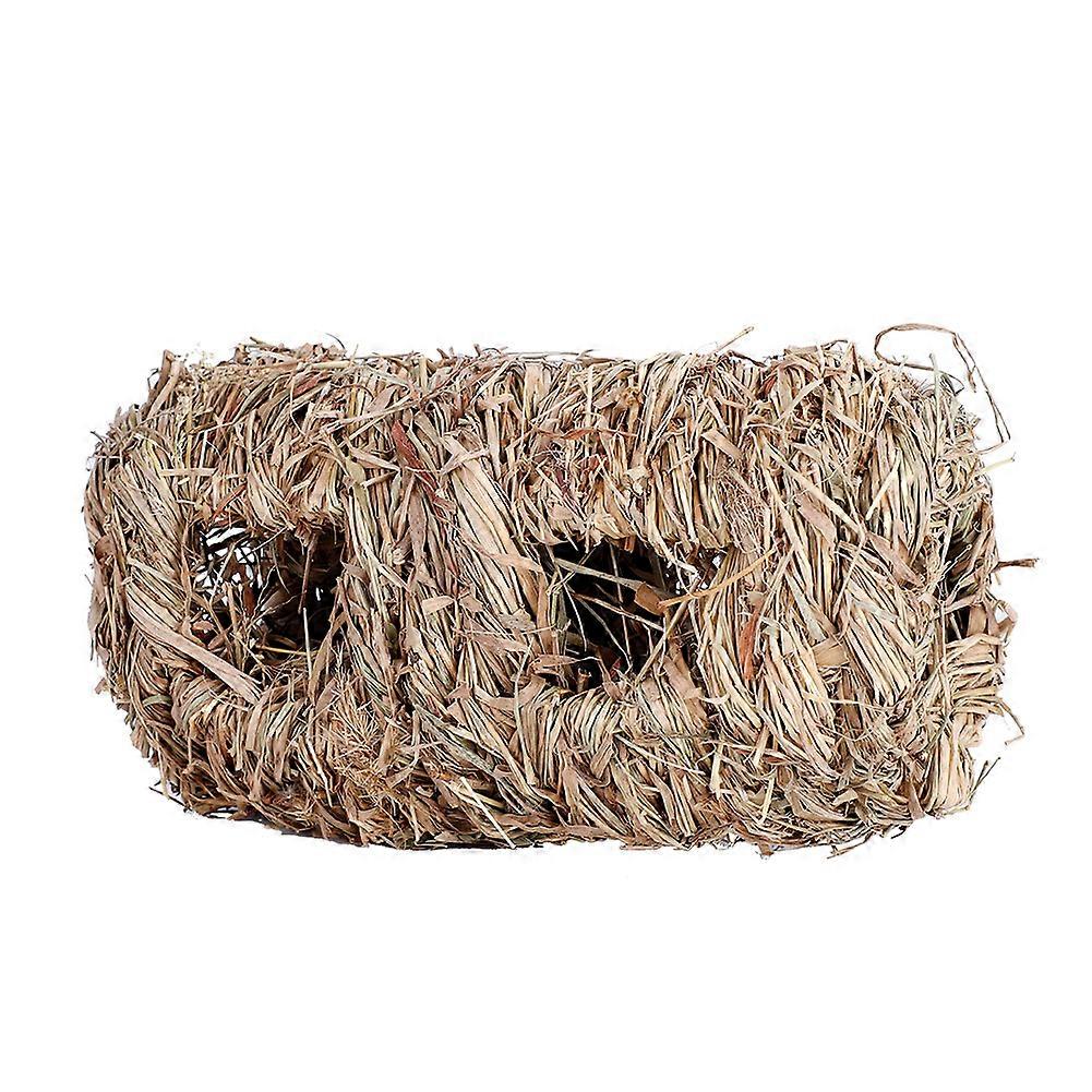 Durable Rabbit Grass House Chew Toy Mat Bed for Hamster Guinea Pig Bunny