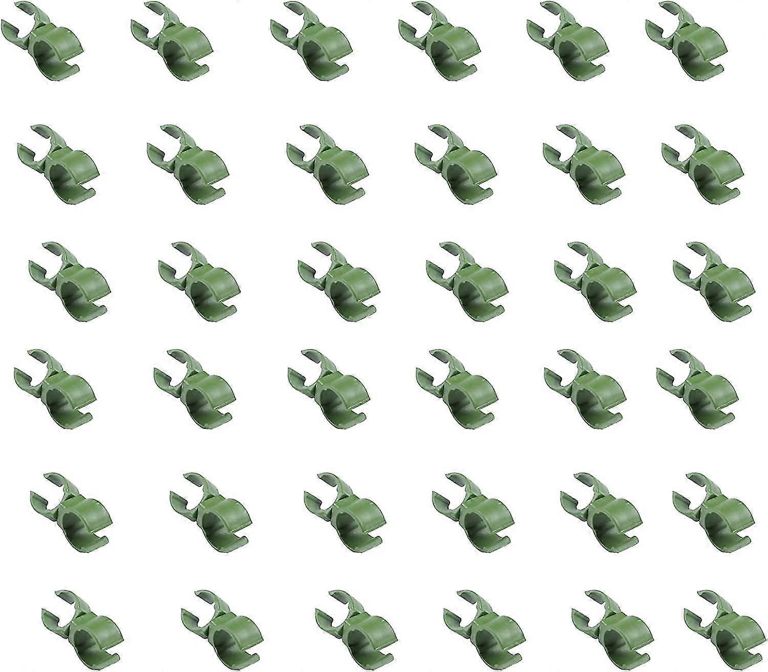 36 Pack Universal Plant Trellis Clips 20mm Plastic Rotating Clip Holder