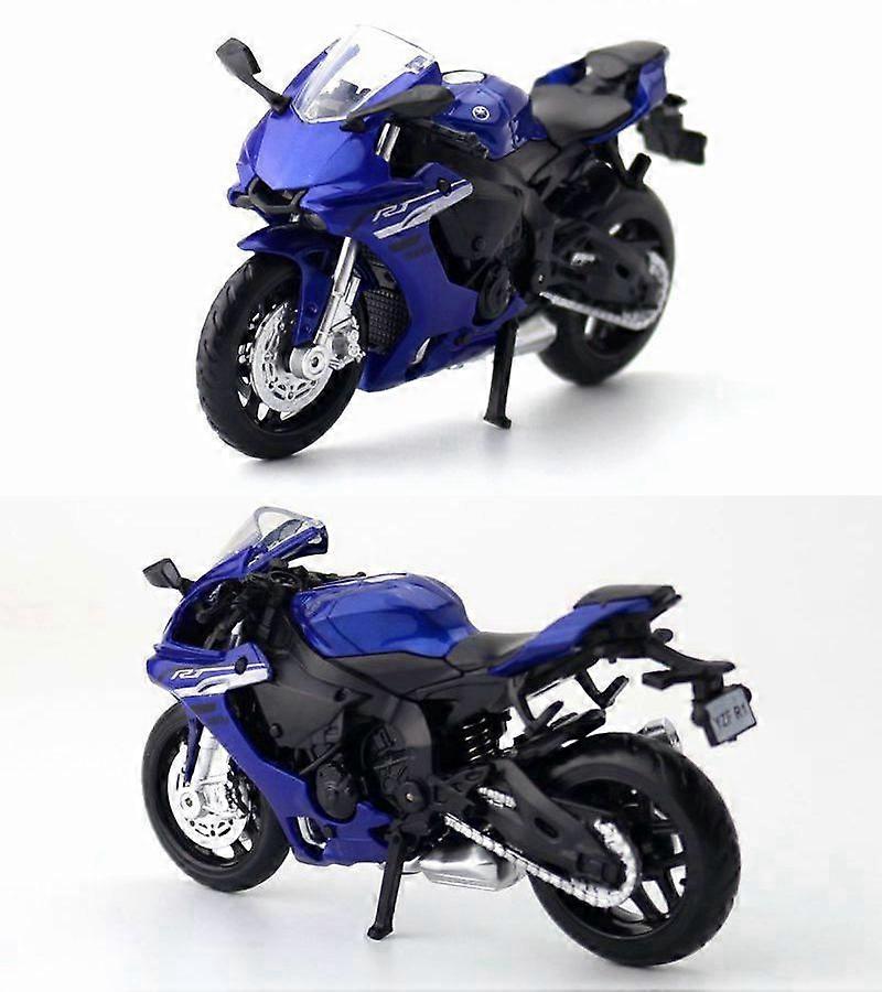 Miniature Moto Yamaha YZF-R1 Turbo Challenge 1/12 - Métal, Roues Libres, Sans Pile - Jouet Enfant Dès 3 Ans