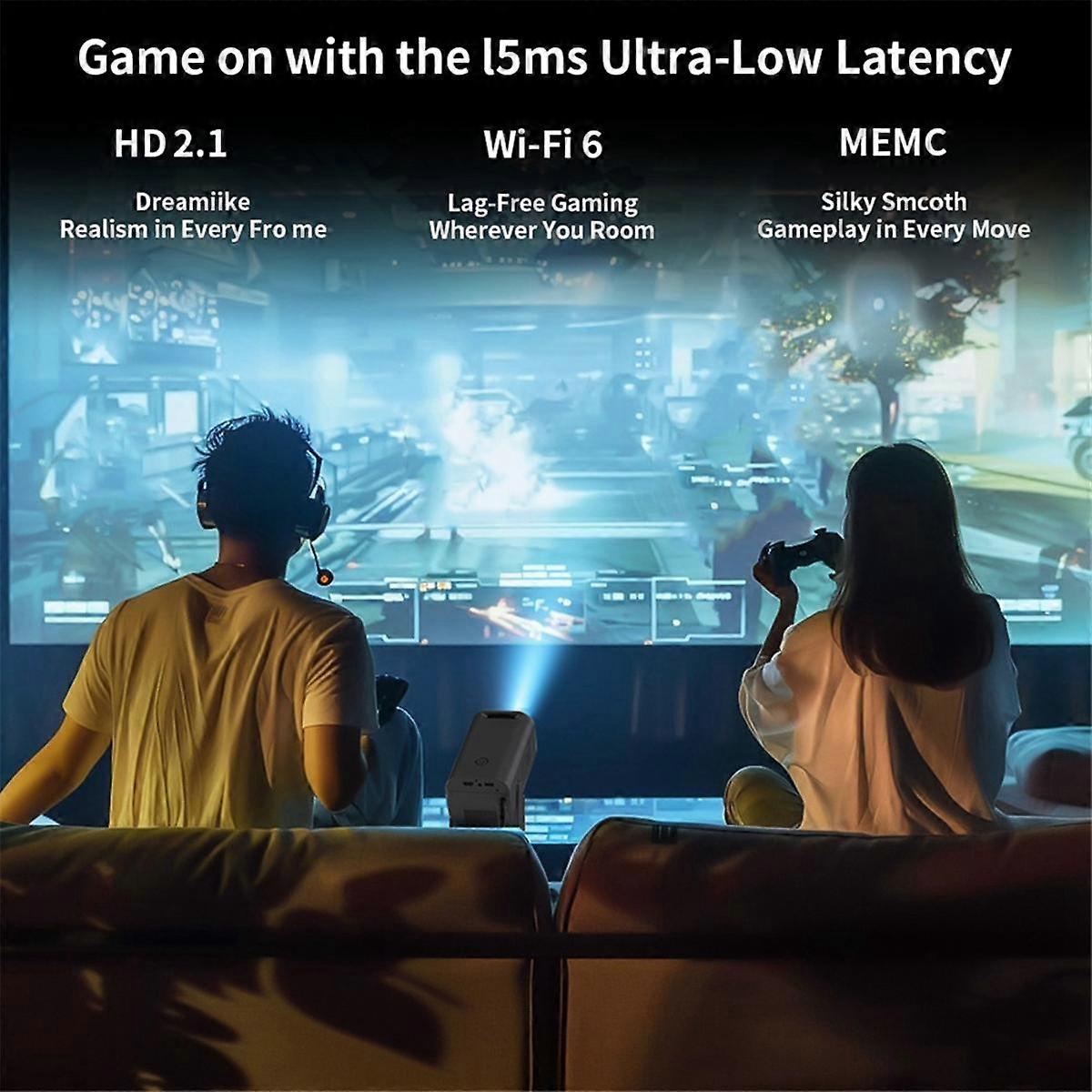 1080P Projector HP330 Home Portable Mini Projection Android HD Practical Multifunction Projector UK