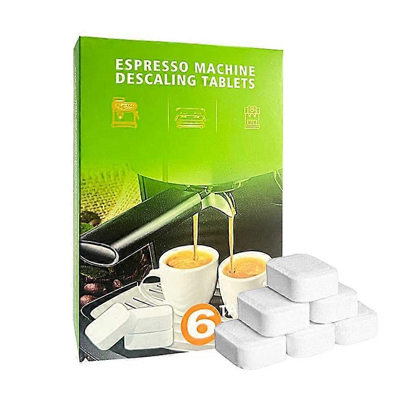 Descaling Tablets For Coffee Makers Espresso Cleaning 6pcs Grinder Solid Cleaner