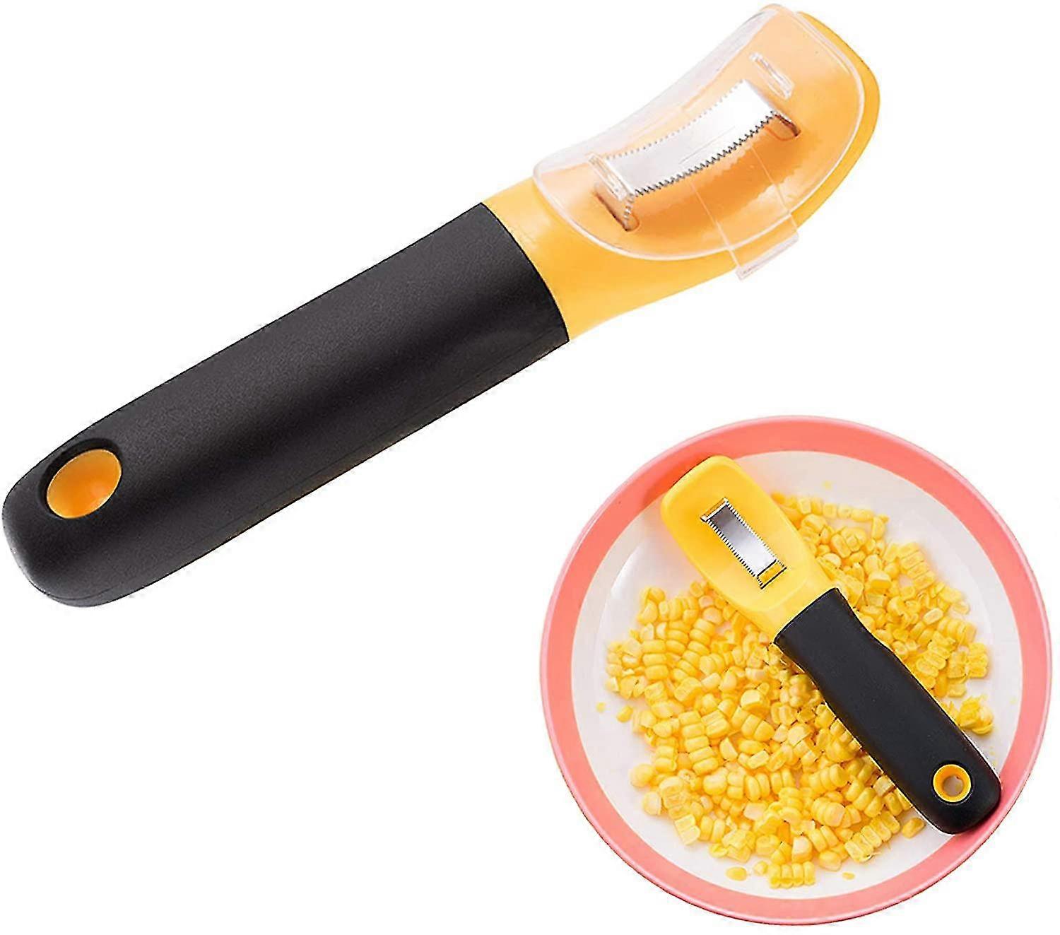2 Pack Corn Cob Stripper Tool, Professional Corn Sheller Kernel Cutter, Corn Remover Kitchen Tools