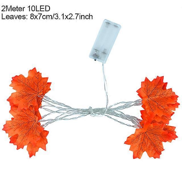 Artificiale de toamnă Maple Frunze de dovleac Ghirlanda Led Fairy Lumini pentru Ziua Recunostintei petrecere de Crăciun DIY decorare recuzita de Halloween