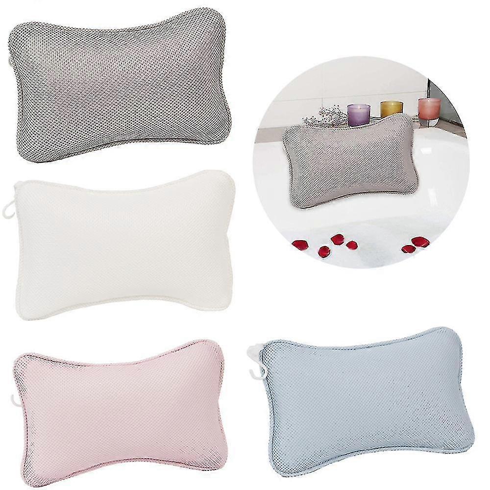 سبا وسادة الرقبة 3D شبكة حوض استحمام وسادة غير قابلة للانزلاق وسادة حوض استحمام سبا وسادة