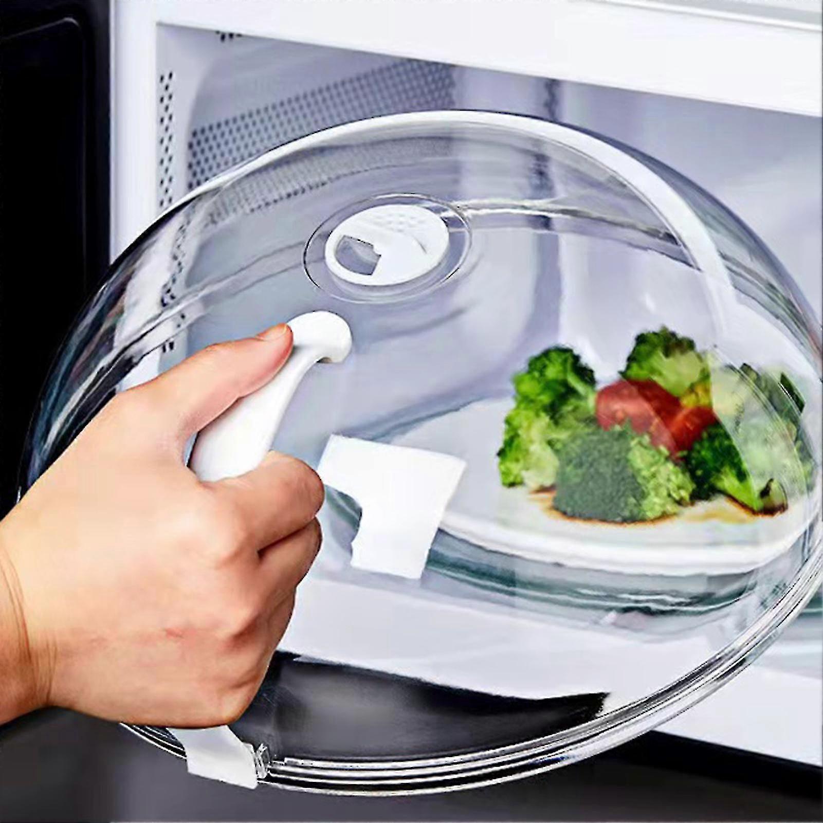 Microwave Cover With Easy Grip Handle Microwave Splash Proof Cover Guard Lid-XinHan