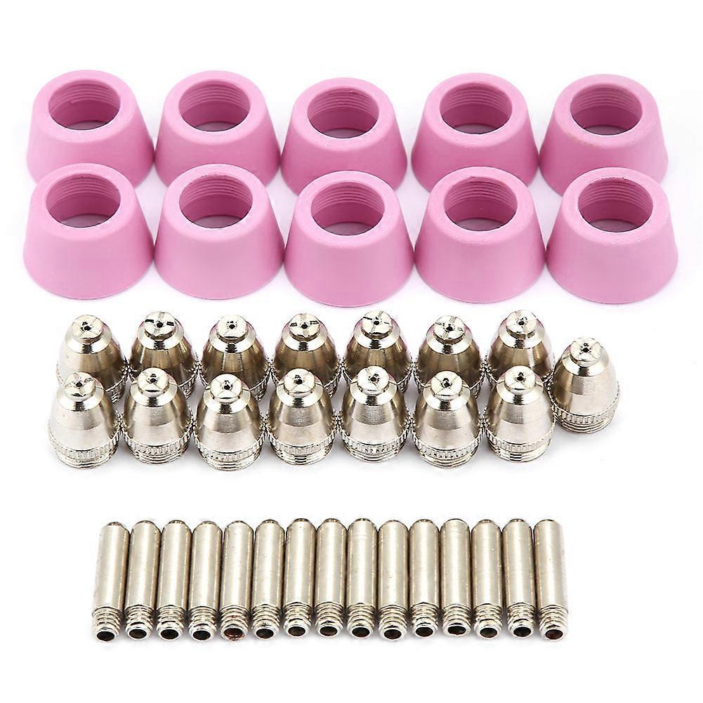 40pc/set AG60 SG55 Plasma Cutter Cutting Torch Consumables Electrode Nozzles Cups Kit