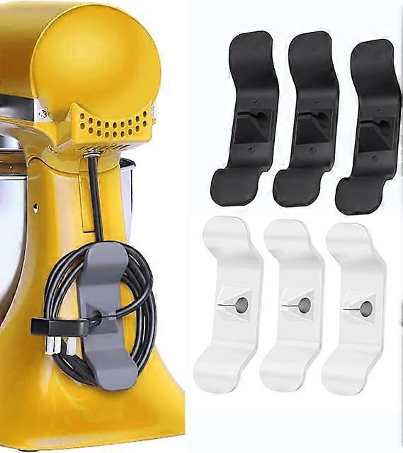 6 Pcs Cord OrganizerCord Holder Used to Stick onCord Organizer Kitchen Appliances for Small Home Appliances, Mixer,Toaster,Coffee Maker, Pressure Cook