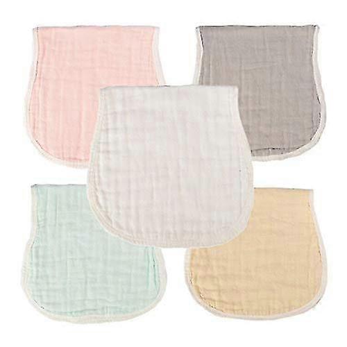 baby bib cotton muslin, 6 layer multi use burping cloth, super soft