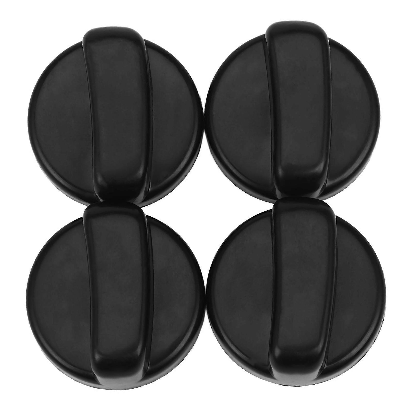 Kitchen 44 mm Diameter Plastic Black Button Switch for Cooktop 4