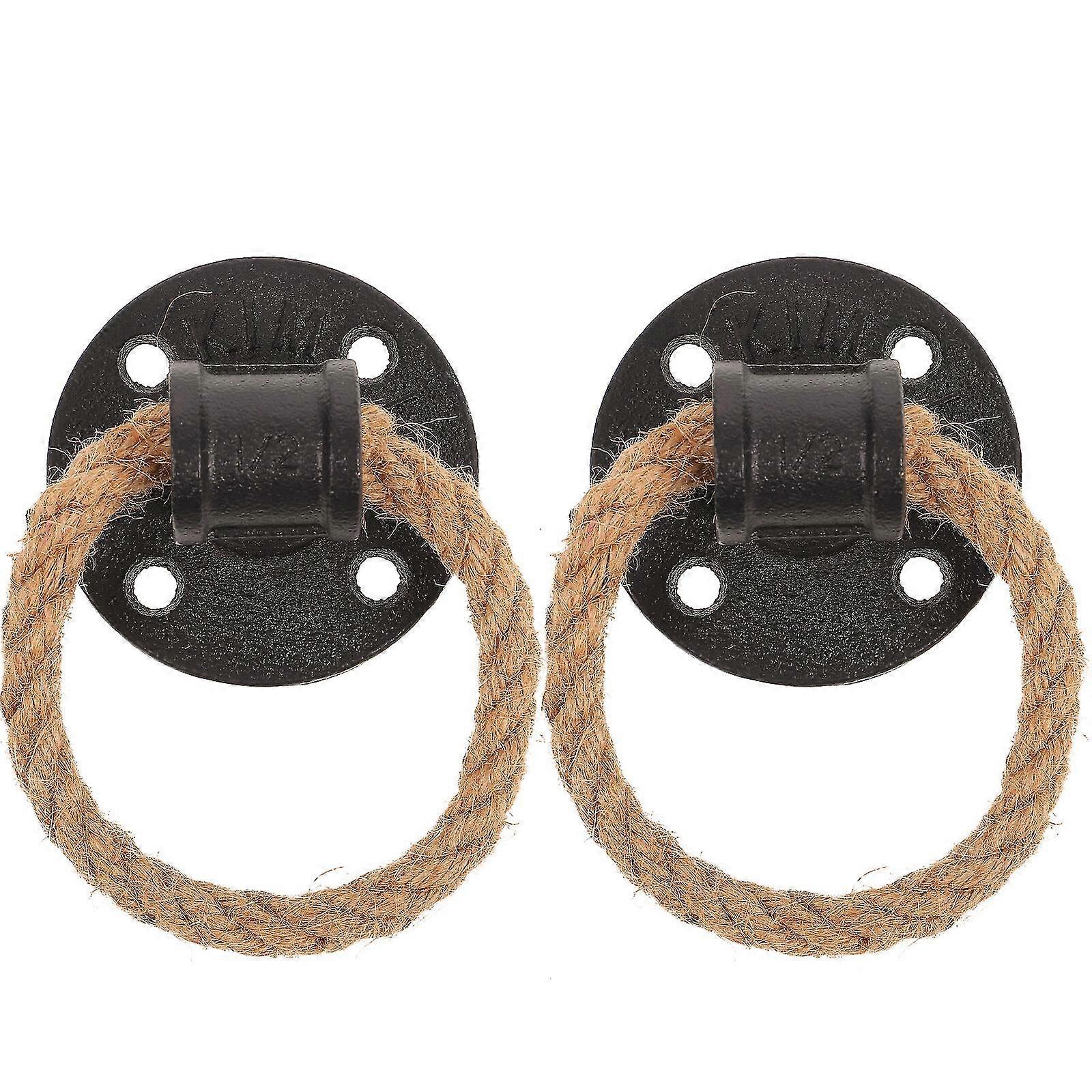 2pcs Vintage Door Handle Cabinet Drawer Pull Ring Cupboard Wardrobe Handle