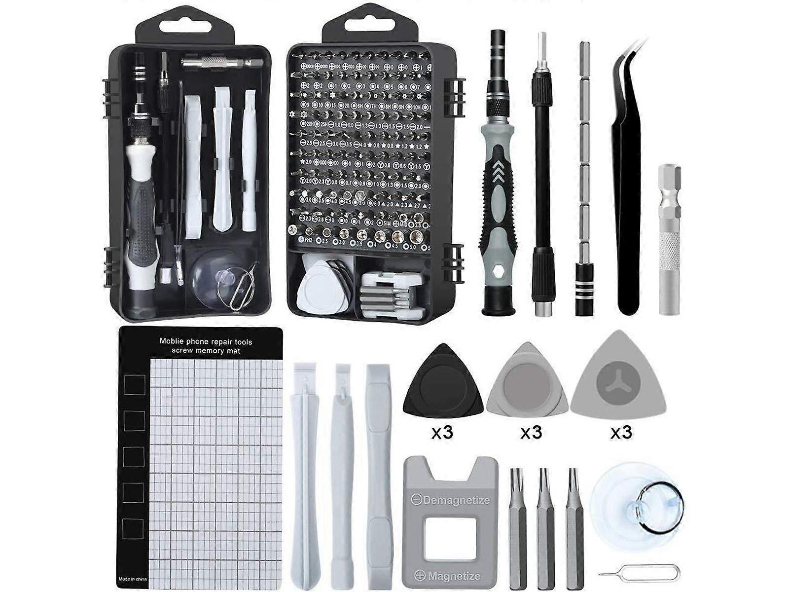 122 in 1 Electronic Screwdriver Set Repair Tools Kit for Computer Phone Watch