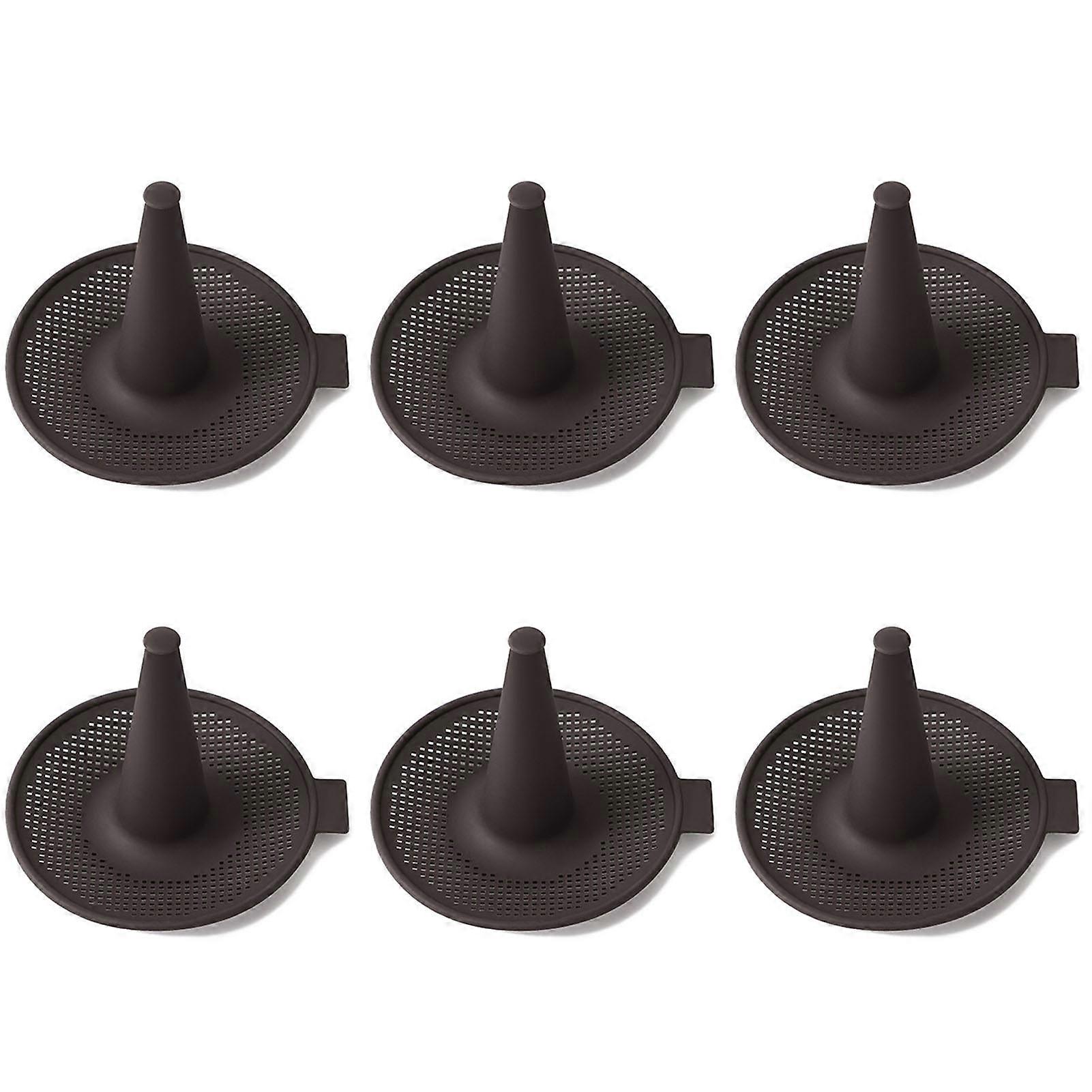 6pcs Bread Baking Silicone Molds Heat-resistant Conic Desserts Bread Maker for Baking Biscuits Pastries