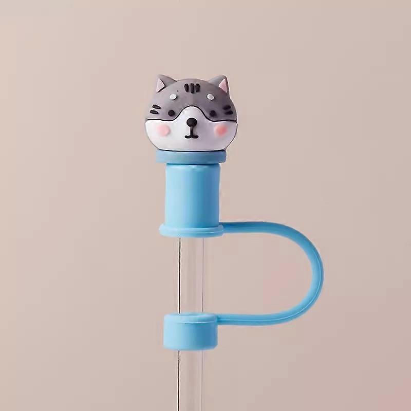 Söpöt mansikkapillisuojukset Stanley Tumbler -kupeille Tarvikkeet Kawaii silikoniset olkipäälliset Suojakorkki 10mm pilleille