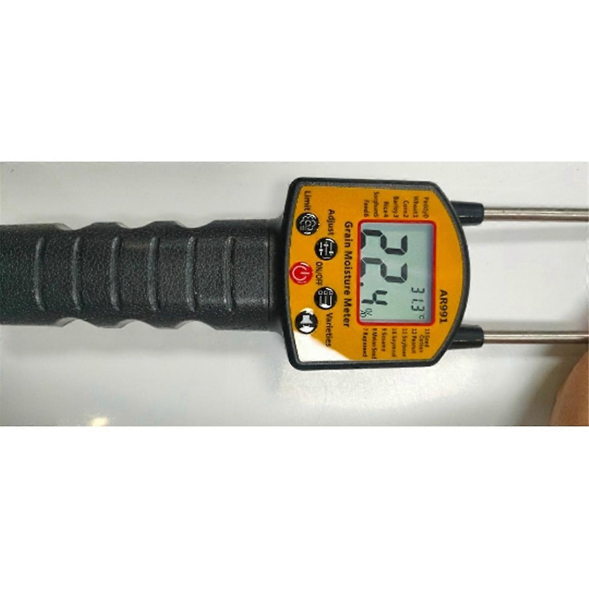 Digital Smart Grain Moisture Meter for 14 Grains Moisture Testing Wheat Corn Beans Rice Soybean Sor