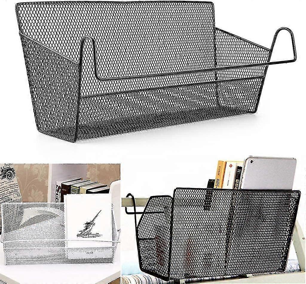 For school dormitory bunk bed bed hanging black storage shelf