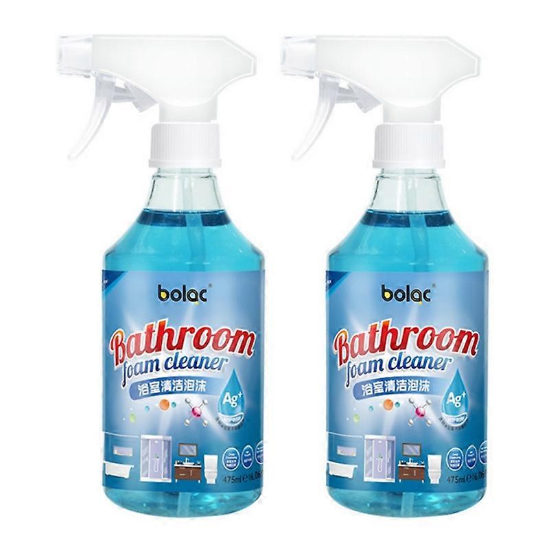 2Pcs Toilet Cleaner Power Foaming La mousse activée nettoie rapidement les toilettes 475ml