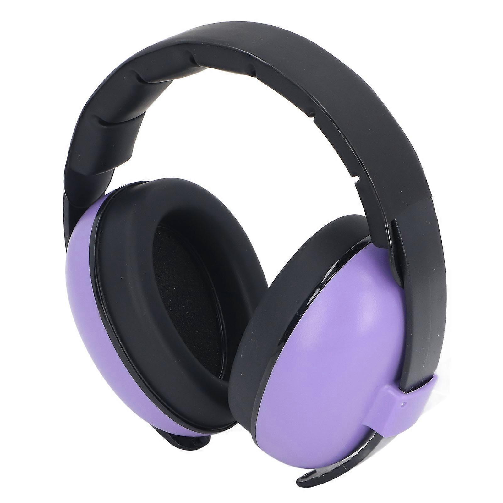Baby Noise Reduction Earmuffs Soft Infant Ear Protector Headphone for Toddler Sleeping Concert Airplane Purple