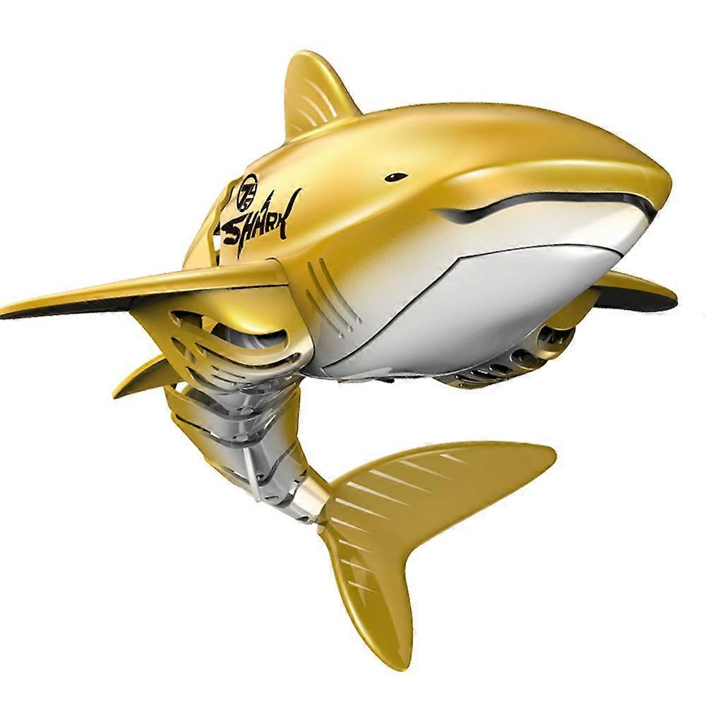 Remote Control Shark Toys Best Gift for Kids 3-12 Super Long Battery Life Underwater Simulation Fish for Swimming 2.4GHz Remote Control Boat