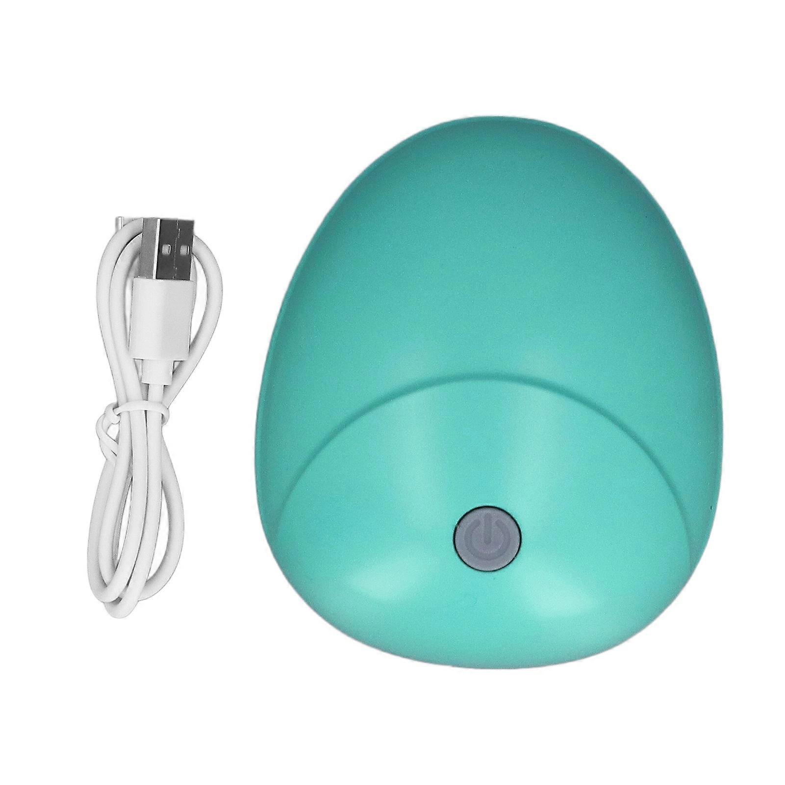 Mini Electric Head Massager Automatic Scalp Headache Body Massager with Removable Massage Head for Home Use Green