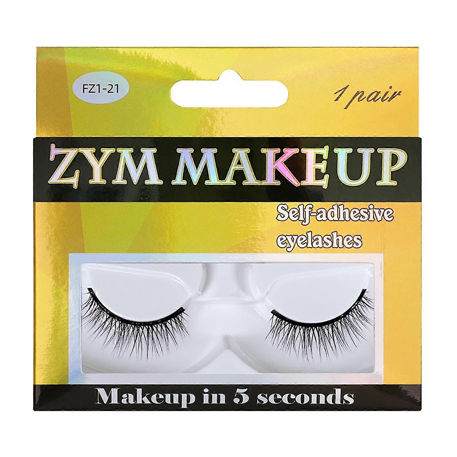 Selfadhesive False Eyelashes Gluefree Natural 3d Selfadhesive Eyelashes
