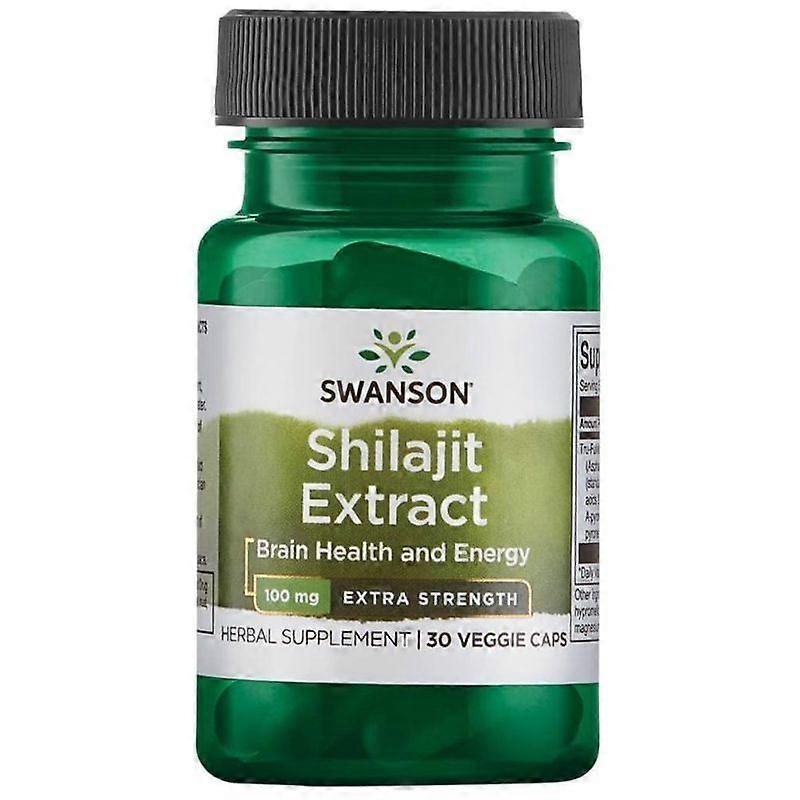 Swanson Shilajit Extract 100mg Capsules 30