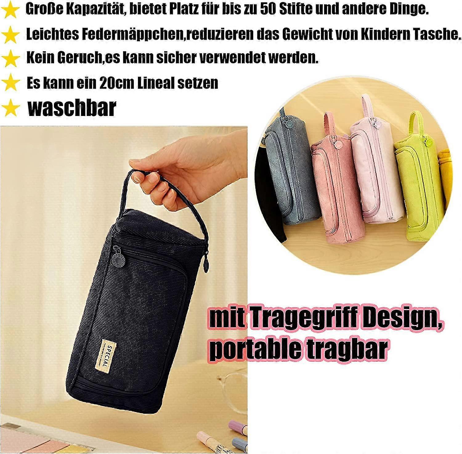 Federmäppchen Mit Basketball-Flammen-Design – Aus Polyester, 22,6x10,9x4,5 Cm, Für Schule, Büro & Reise