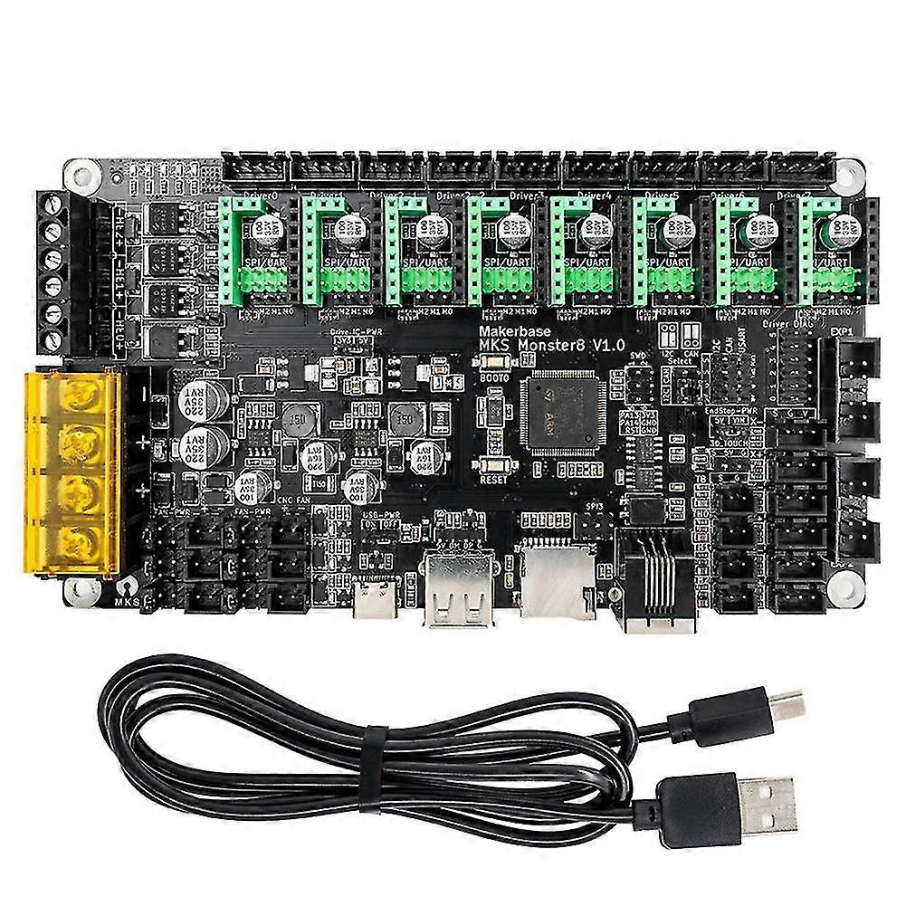 3d Yazıcı Anakart Mks Monster8 V1.0 Monster Voron Evrensel Master Kontrol 8 eksenli Entegre C