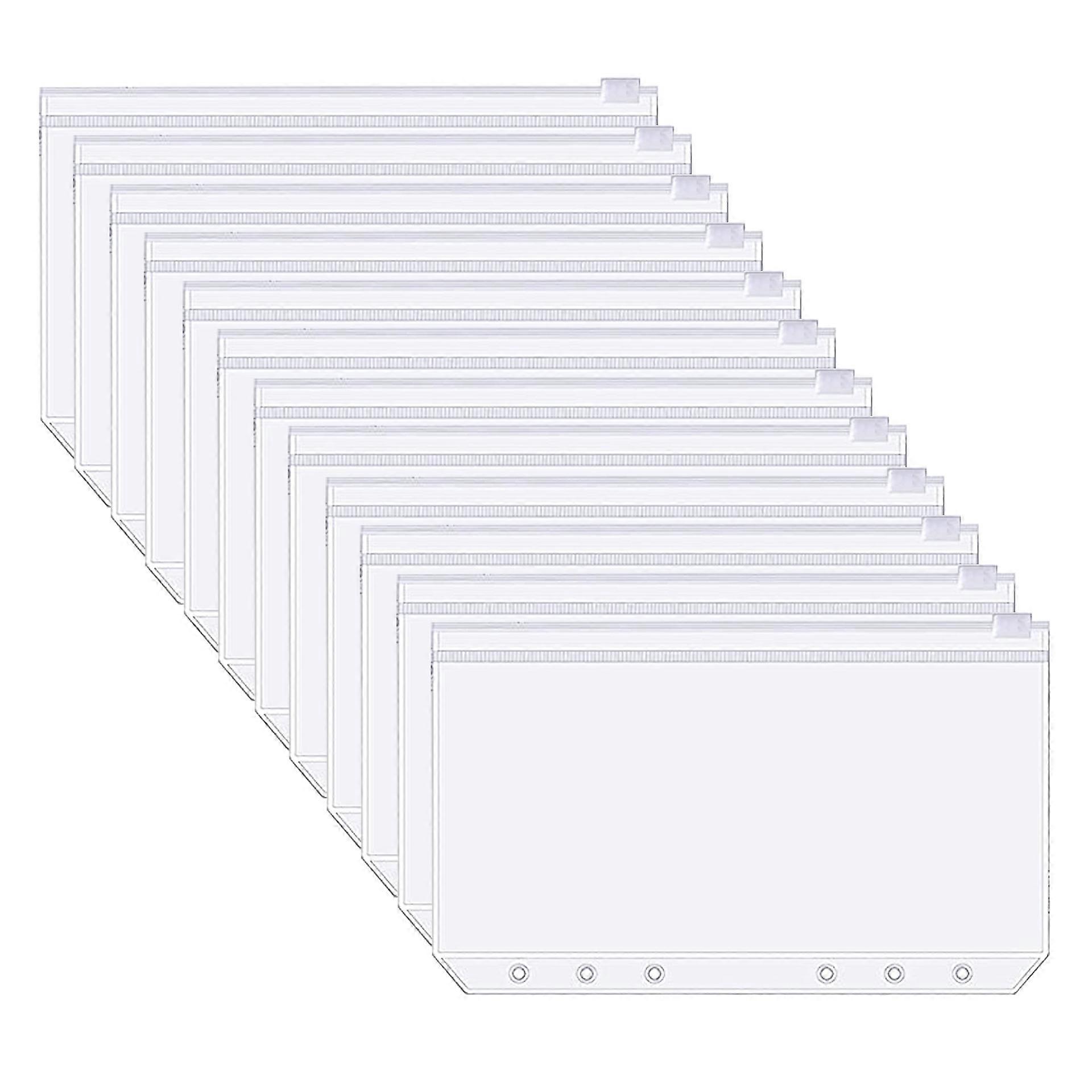 A6 Size 6 Holes Binder Pockets Plastic Binder