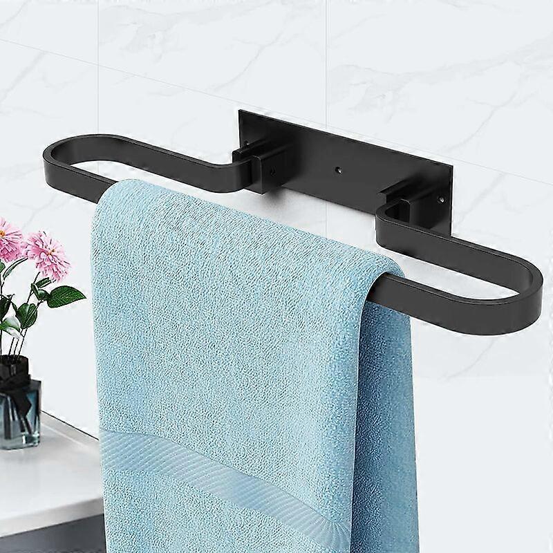 Bathroom Towel Rack, 90 Rotating Wall Mounted Towel Rack 40 cm