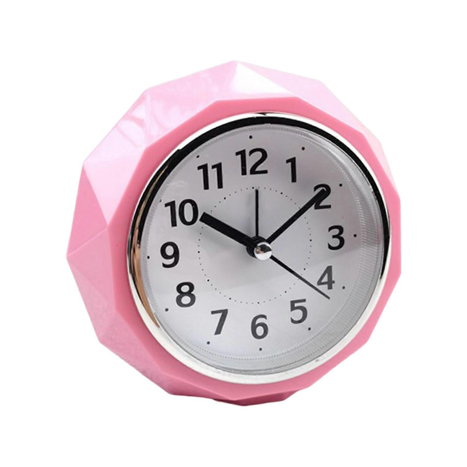 Desk Clock Precise Silent Night Light Battery Powered Non Ticking Table Music Alarm Clock for Office KAESI