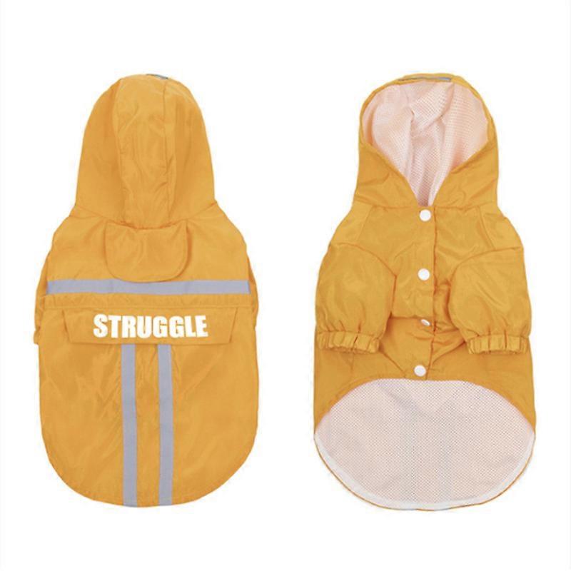 MIMIGO Dog Raincoat Hooded Slicker Poncho for Small to X-Large Dogs and Puppies