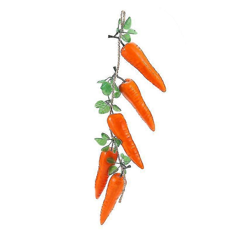 Artificial Fake Vegetables And Fruits 5 Fake Carrot Hanging Walls