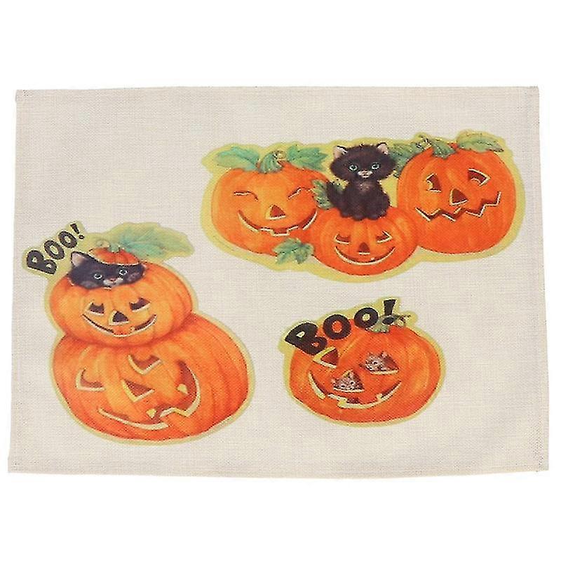 2pcs Halloween Tableware Mat For Halloween Decorations